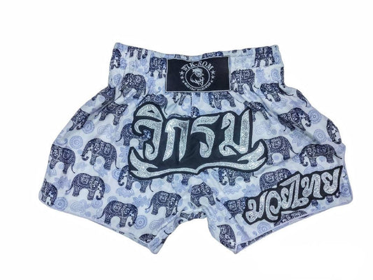 Limited Muay thai boxing shorts thai elephant5 Wik-Rom brand  (5% of price is for charity & solidarity ) from Thailand